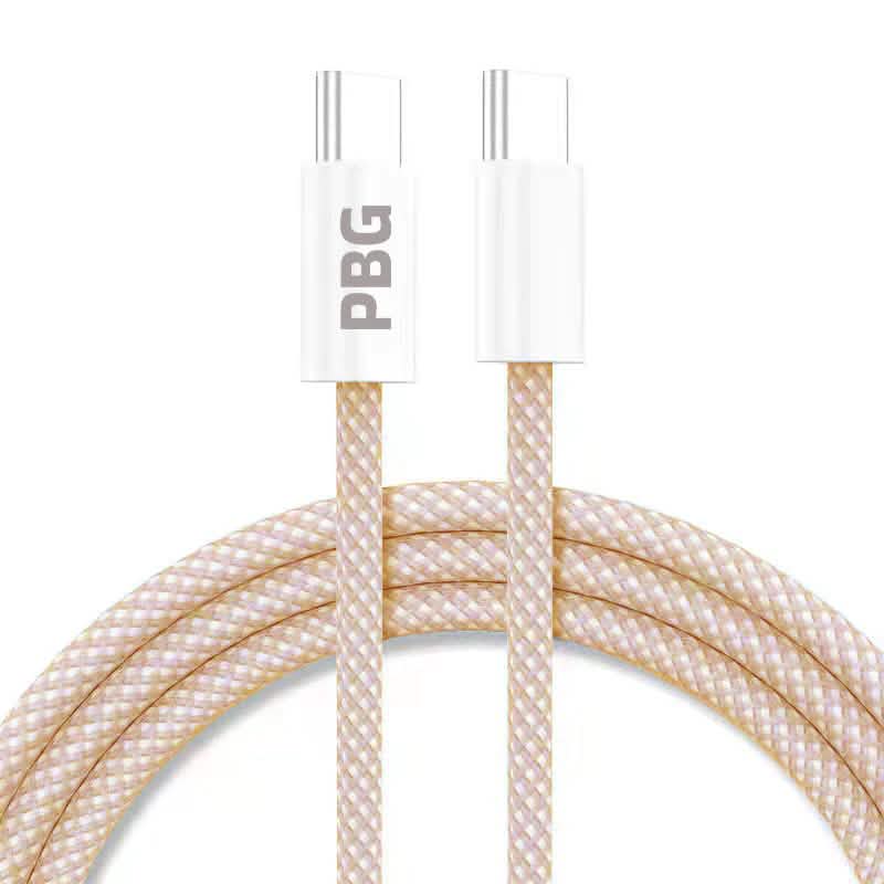 PBG Macaron USB-C TO C Cable's 3 (PD Type C to 8 Pin) Mobile Accessories Pink - DailySale