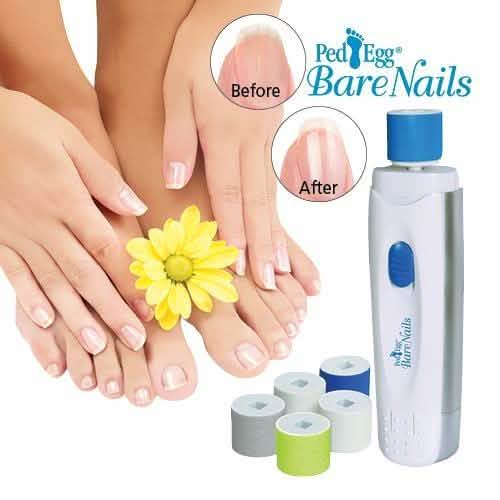 PedEgg Bare Nails Nail Polisher Beauty & Personal Care - DailySale