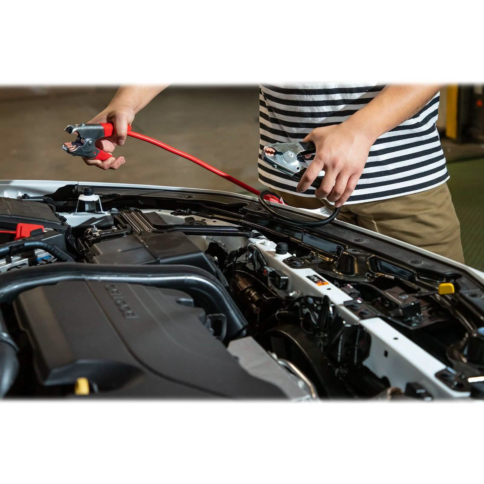 Pennzoil Jumper Cable 4 Gauge 25 Feet Heavy Duty Battery Booster with Travel Bag Automotive - DailySale