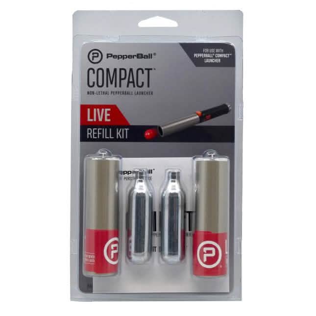 Pepperball Compact 2 Shot Refill Kit Tactical - DailySale