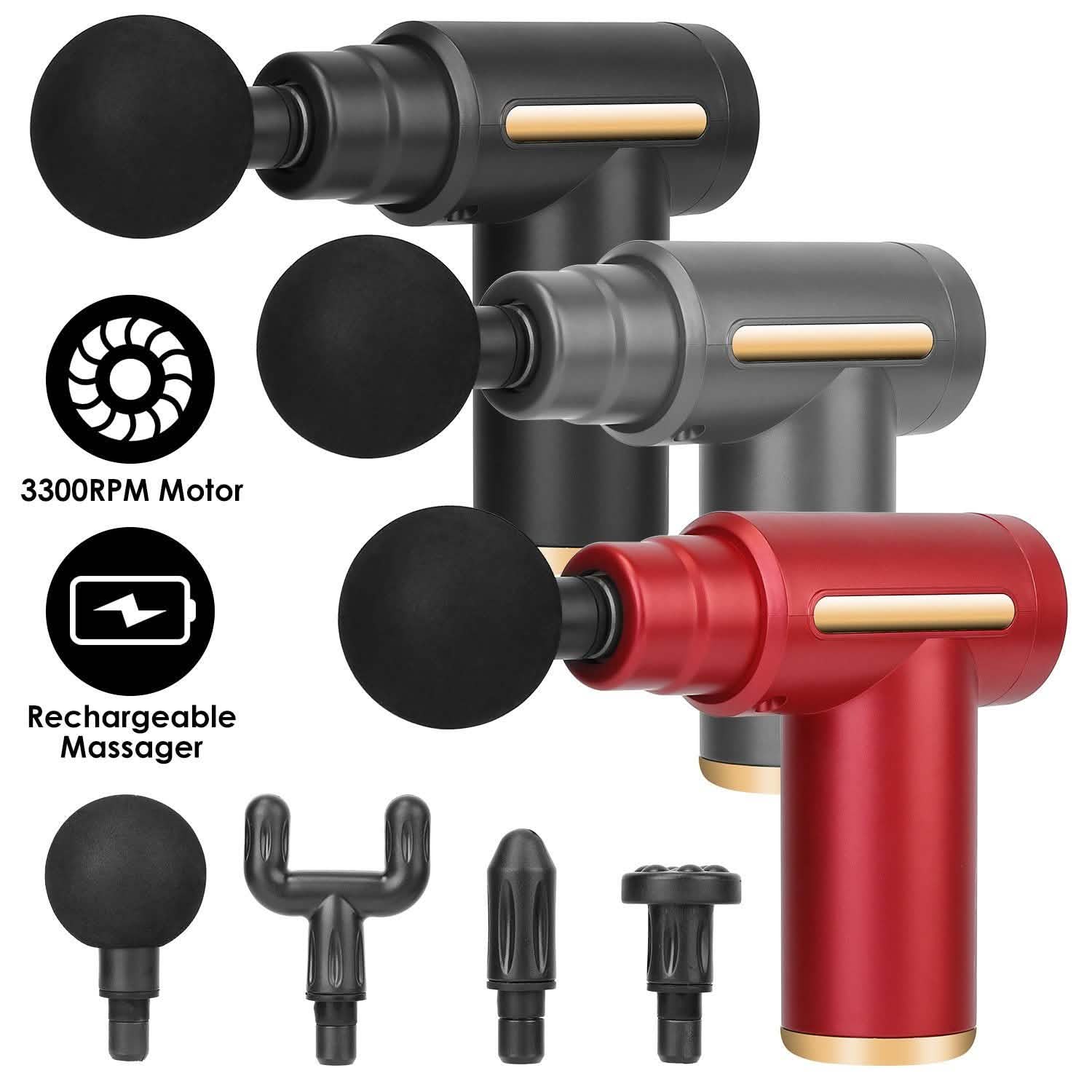 Percussion Rechargeable Massage Gun Wellness - DailySale