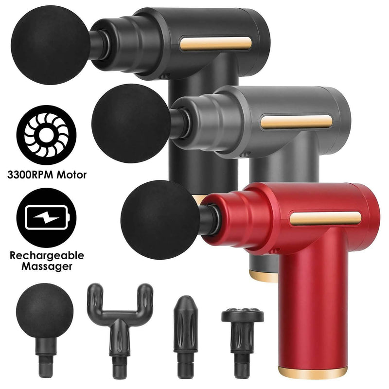 Percussion Rechargeable Massage Gun Wellness - DailySale