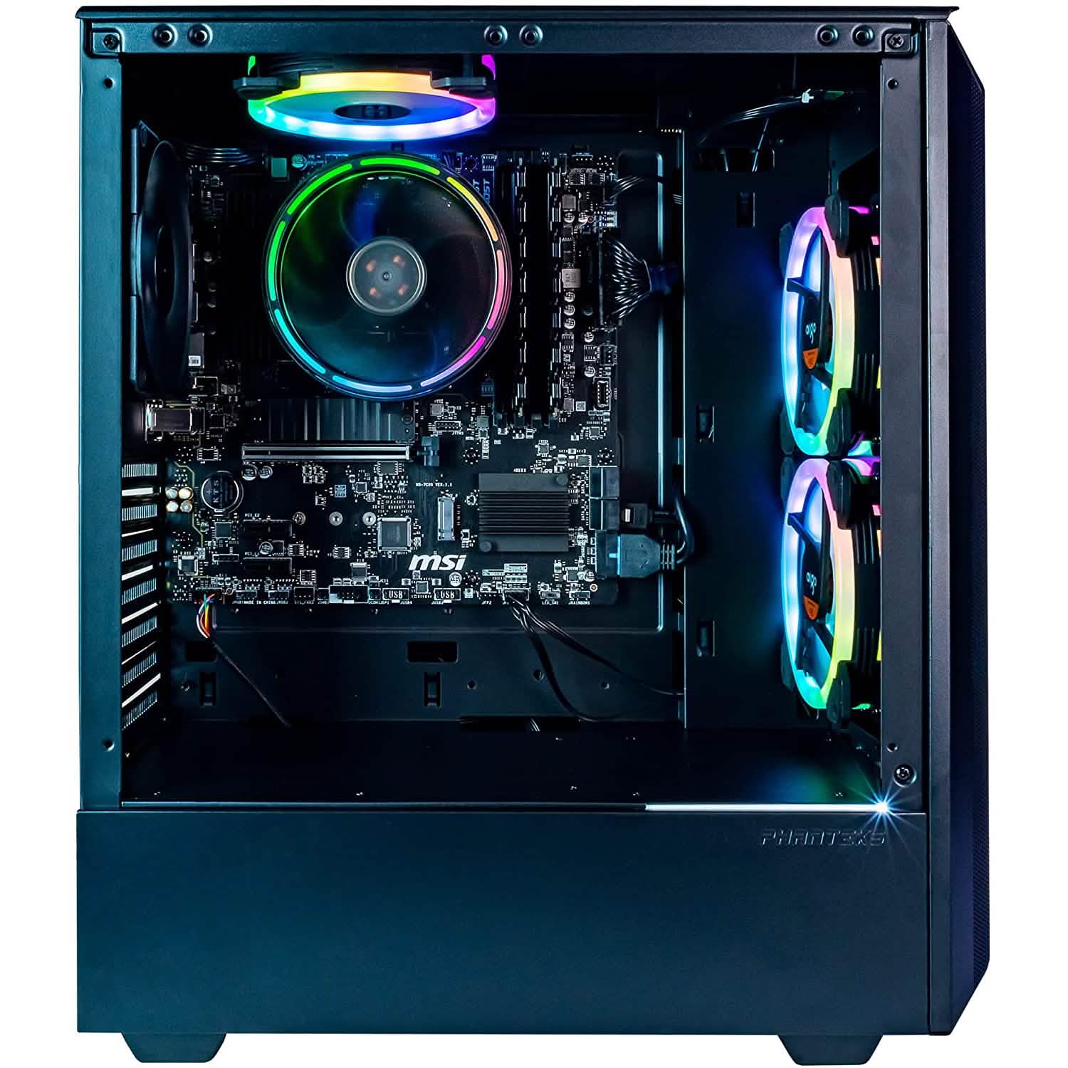 Periphio Centaur Prebuilt RGB Gaming Computer 16GB DDR4 RAM 500GB NVMe M.2 SSD + 1TB HDD Desktops - DailySale