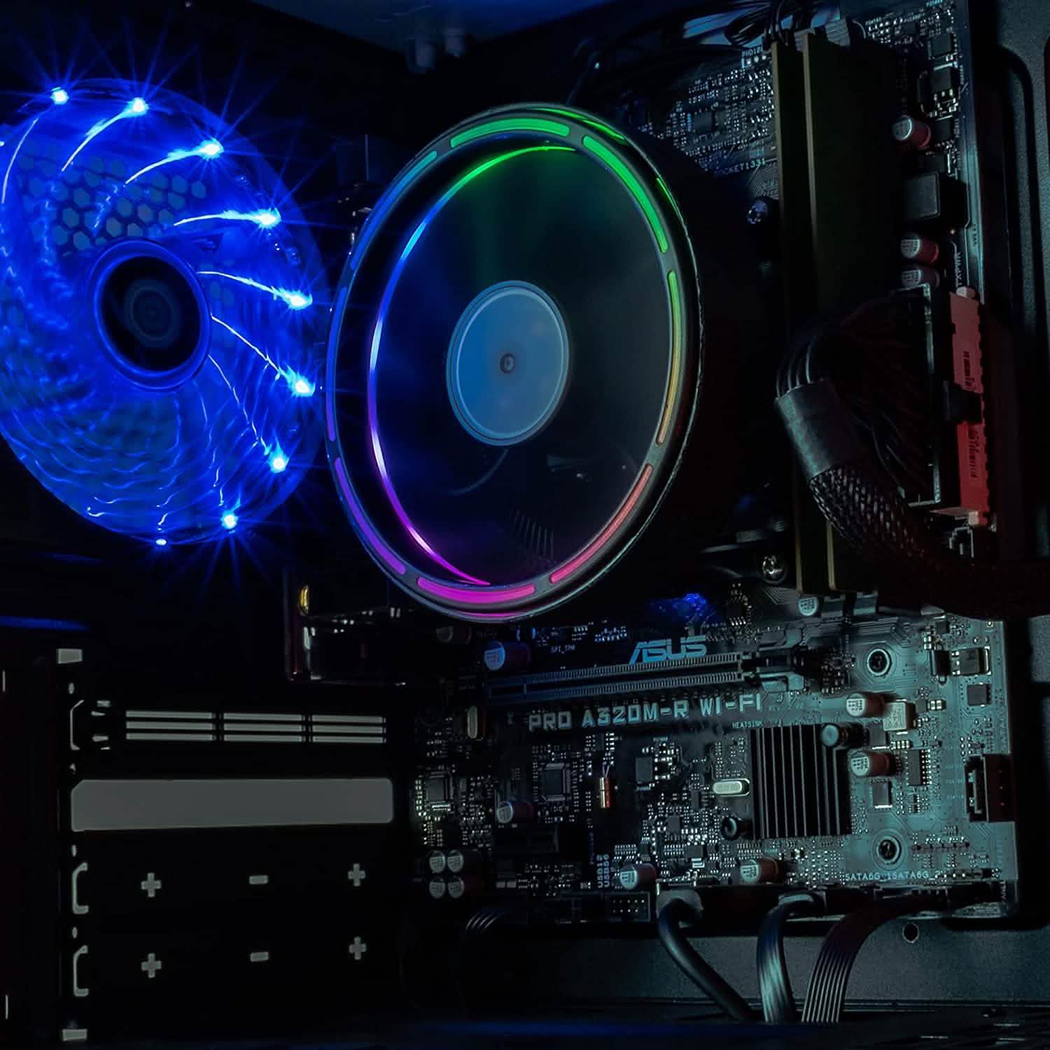 Periphio Ecto Gaming PC Desktop Computer Tower 16GB RAM 120GB SSD + 500GB HDD Desktops - DailySale