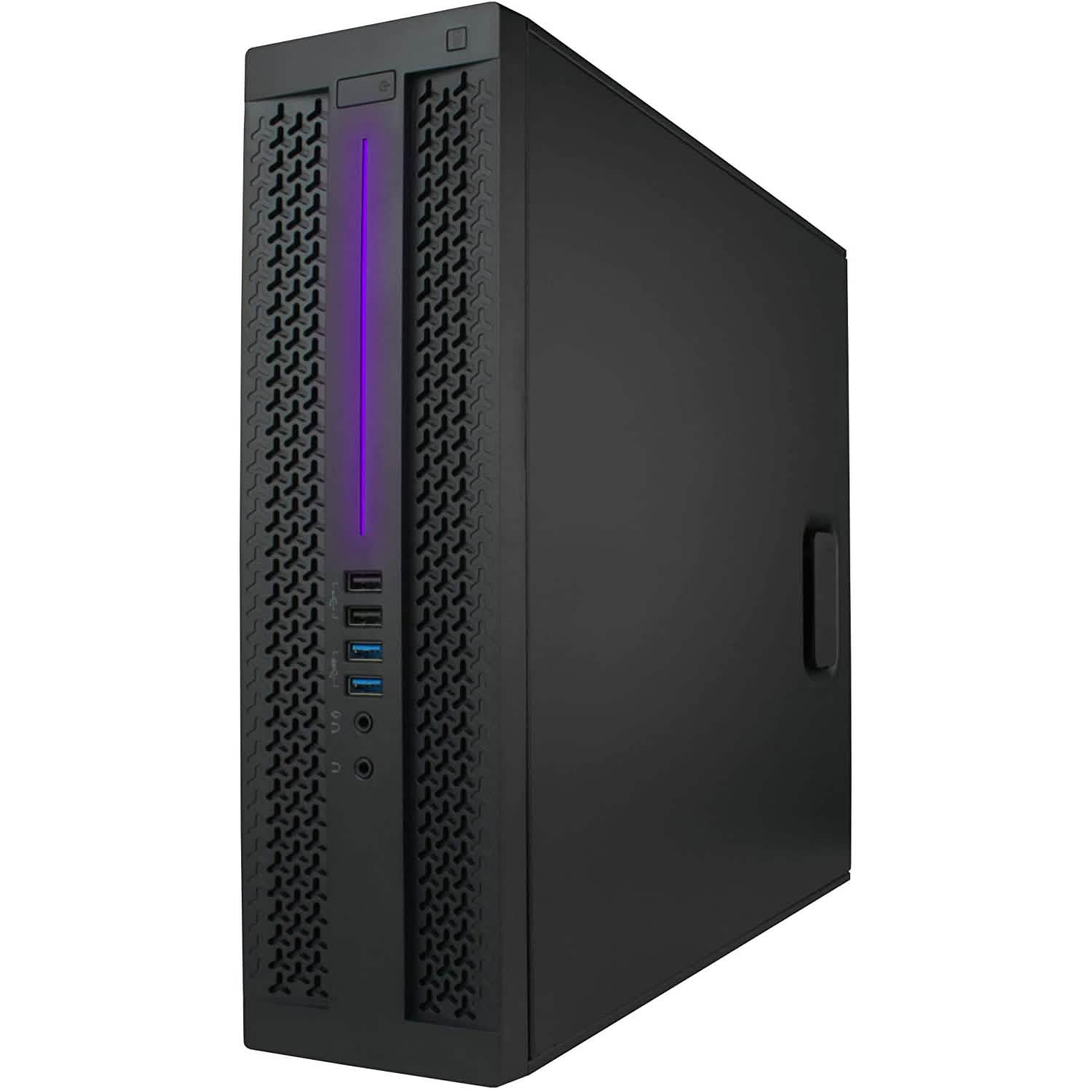 Periphio Iris Gaming PC Desktop Computer with RGB Lighting Desktops - DailySale
