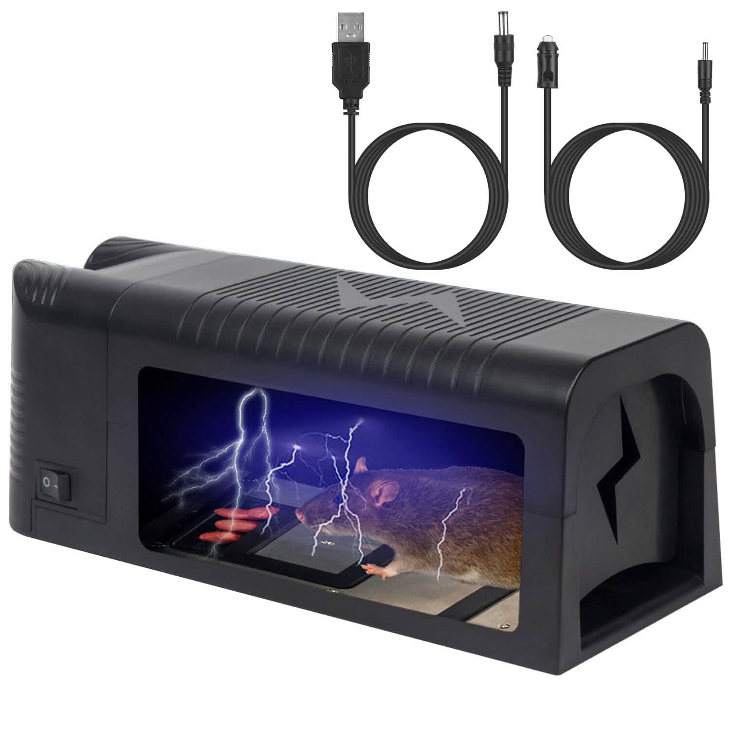 Pest Control Rechargeable Shock Mice Killer with 1800V High Voltage Pest Control - DailySale