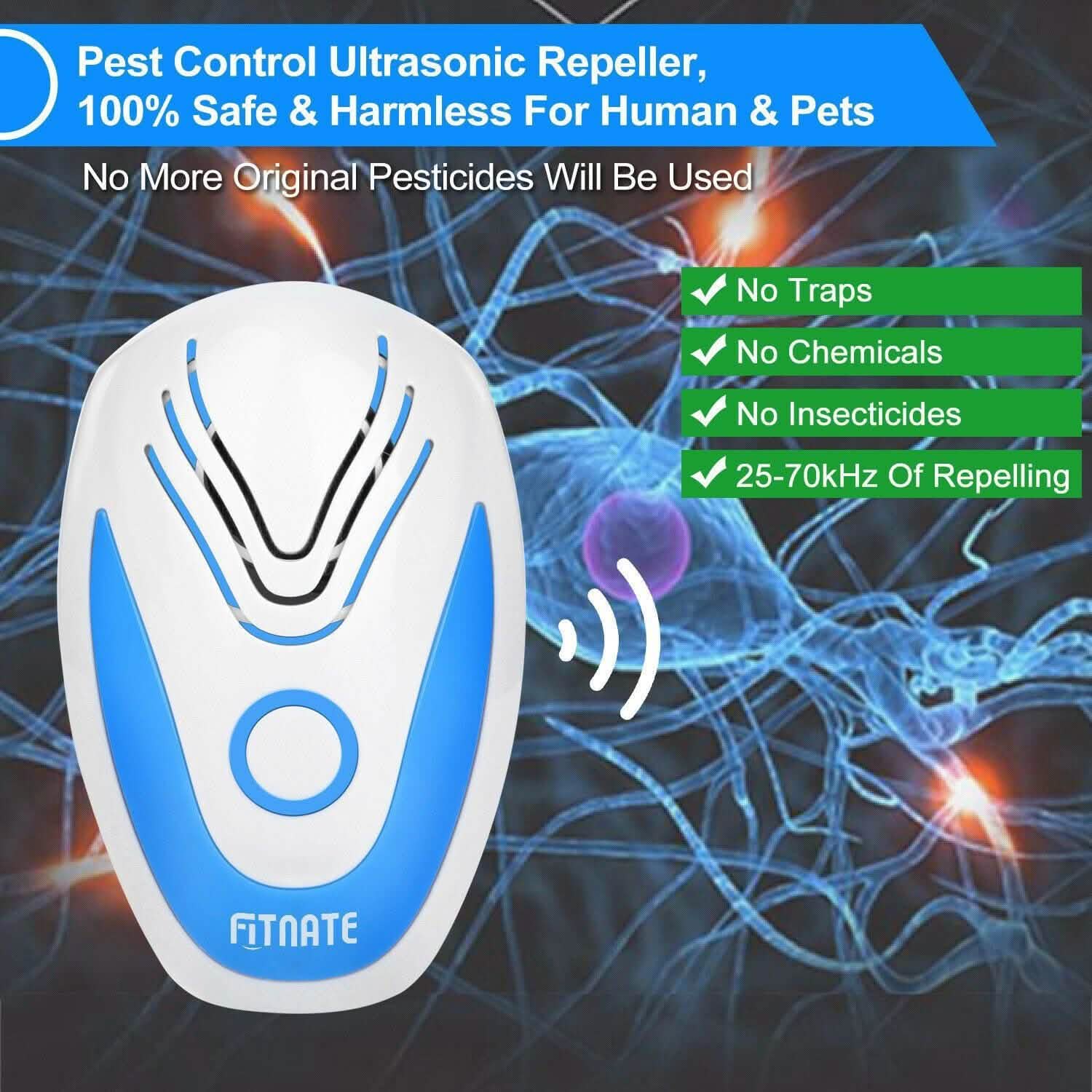 Pest Control Ultrasonic Pest Repeller Garden & Patio - DailySale