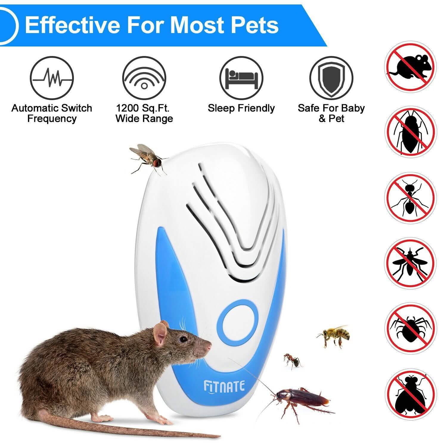 Pest Control Ultrasonic Pest Repeller Garden & Patio - DailySale