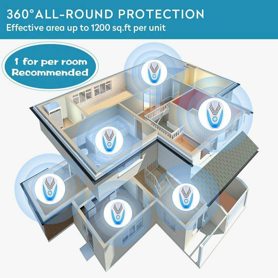 Pest Control Ultrasonic Pest Repeller Garden & Patio - DailySale