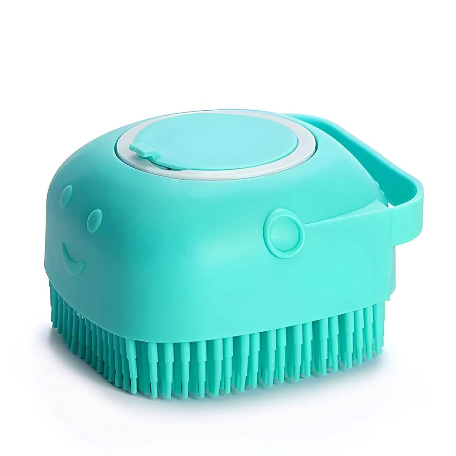 Pet Bath Brush Dog Scrubber Pet Supplies Blue - DailySale