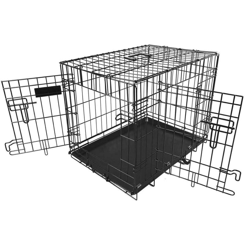 Pet Crates Folding Metal - Assorted Sizes Pet Supplies - DailySale