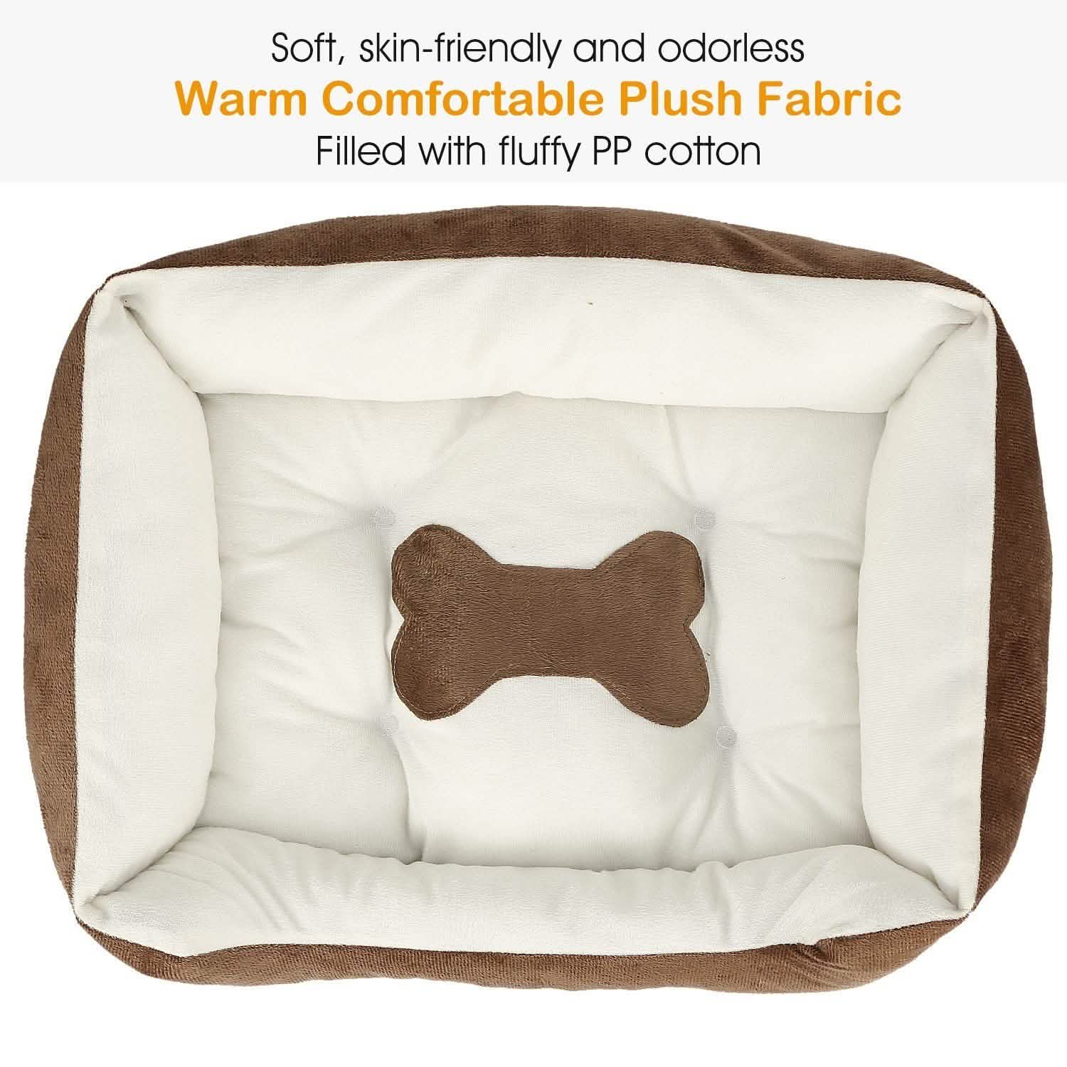 Pet Dog Bed Soft Warm Fleece Pet Supplies - DailySale