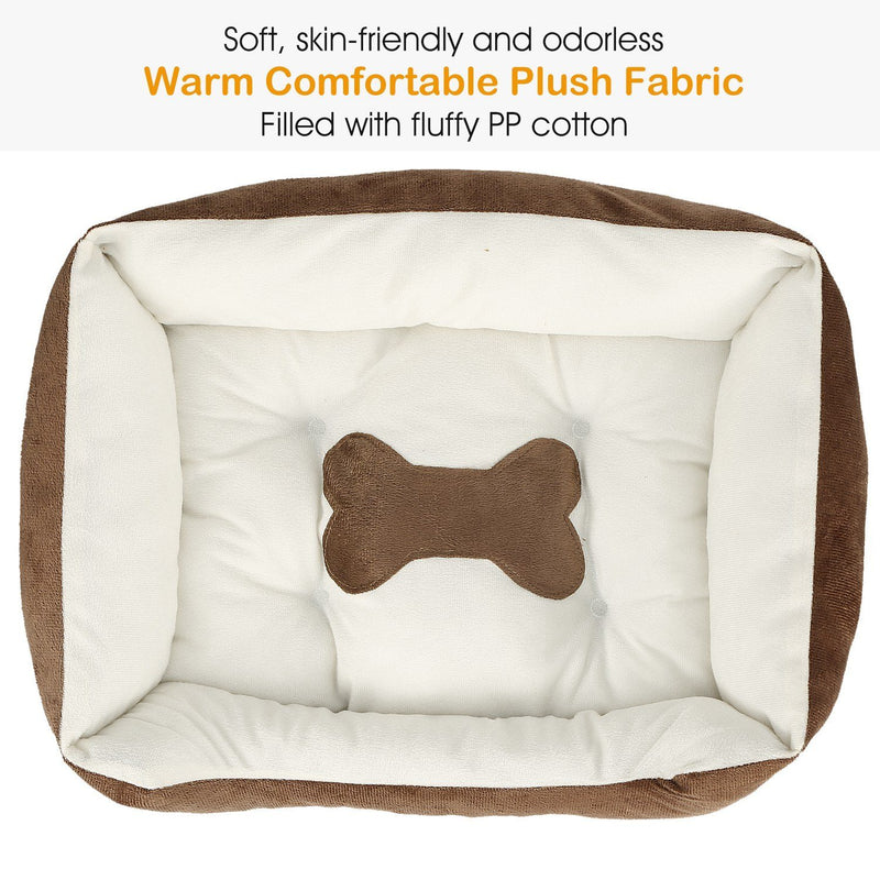 Pet Dog Bed Soft Warm Fleece Pet Supplies - DailySale