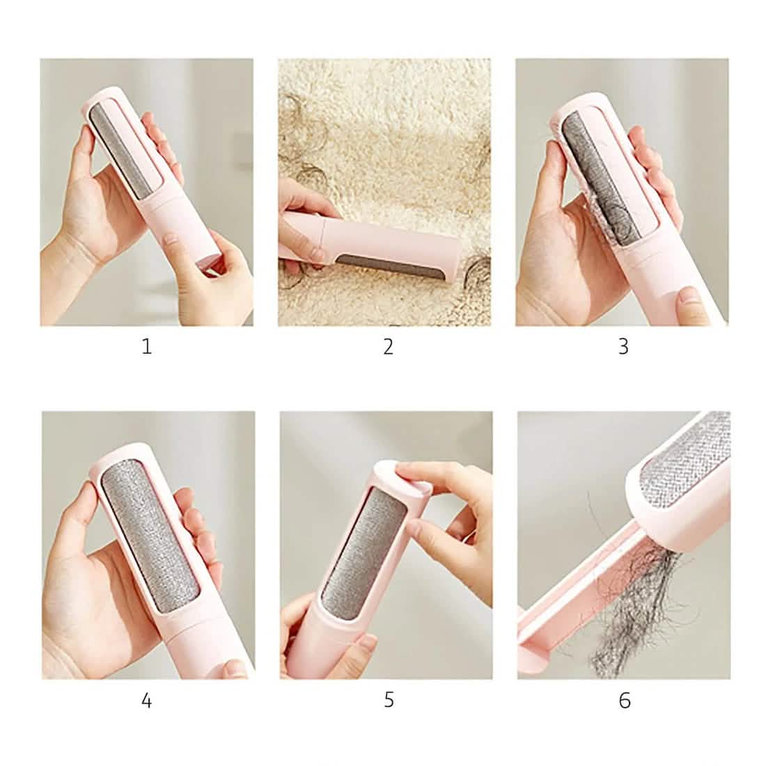 Pet Fur Hair Removal Brush from Clothes and Furniture Household Appliances - DailySale