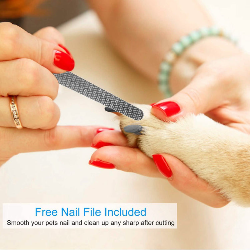 Pet Nail Toe Stainless Steel Trimmer with Nail File Pet Supplies - DailySale