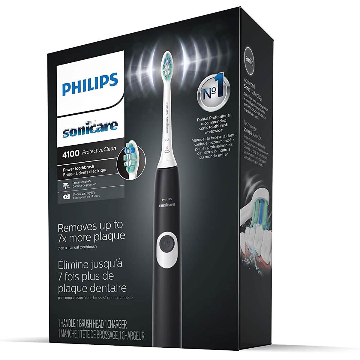 Philips Sonicare ProtectiveClean 4100 Rechargeable Electric Power Toothbrush Beauty & Personal Care - DailySale