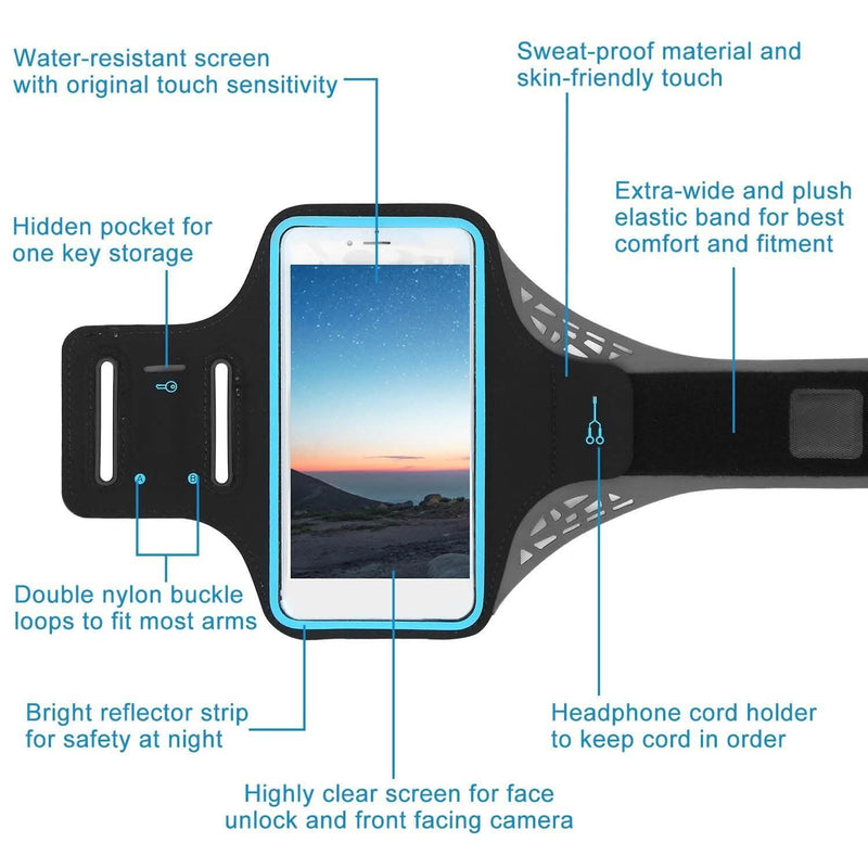 Phone Armband Case Sweat Resistant Mobile Accessories - DailySale