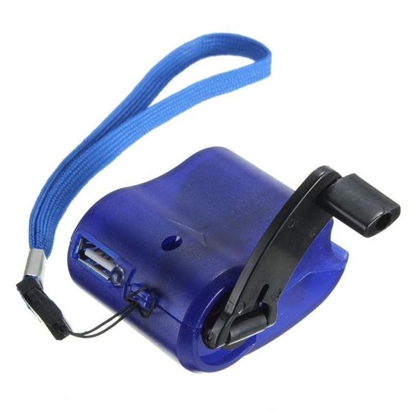 Phone Emergency Charger Mobile Accessories Blue - DailySale