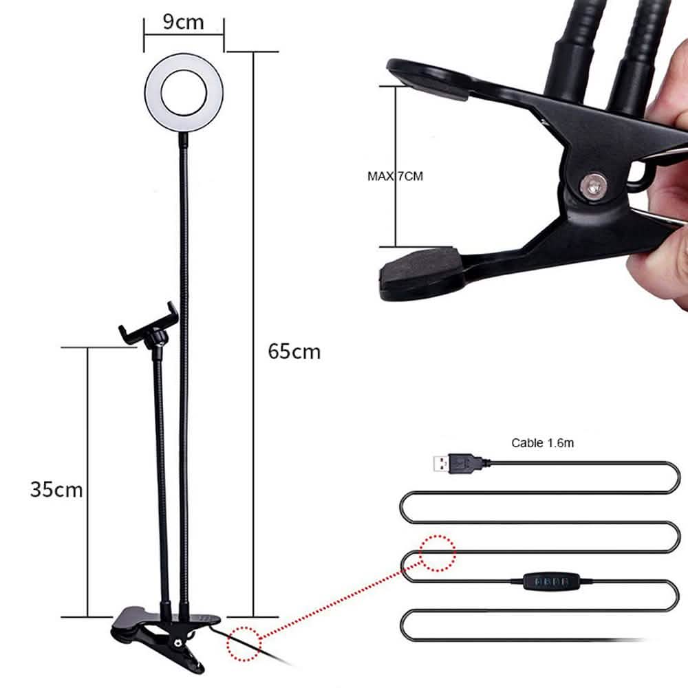 Phone Mount & Ring Light Kit Mobile Accessories - DailySale