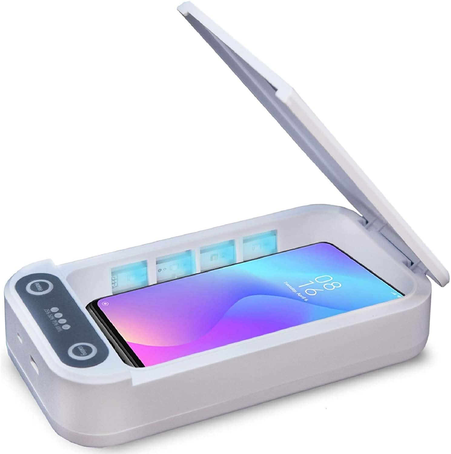 Phone Sanitizer Uv Portable Smart Phone Sterilizer UV-C Face Masks & PPE - DailySale