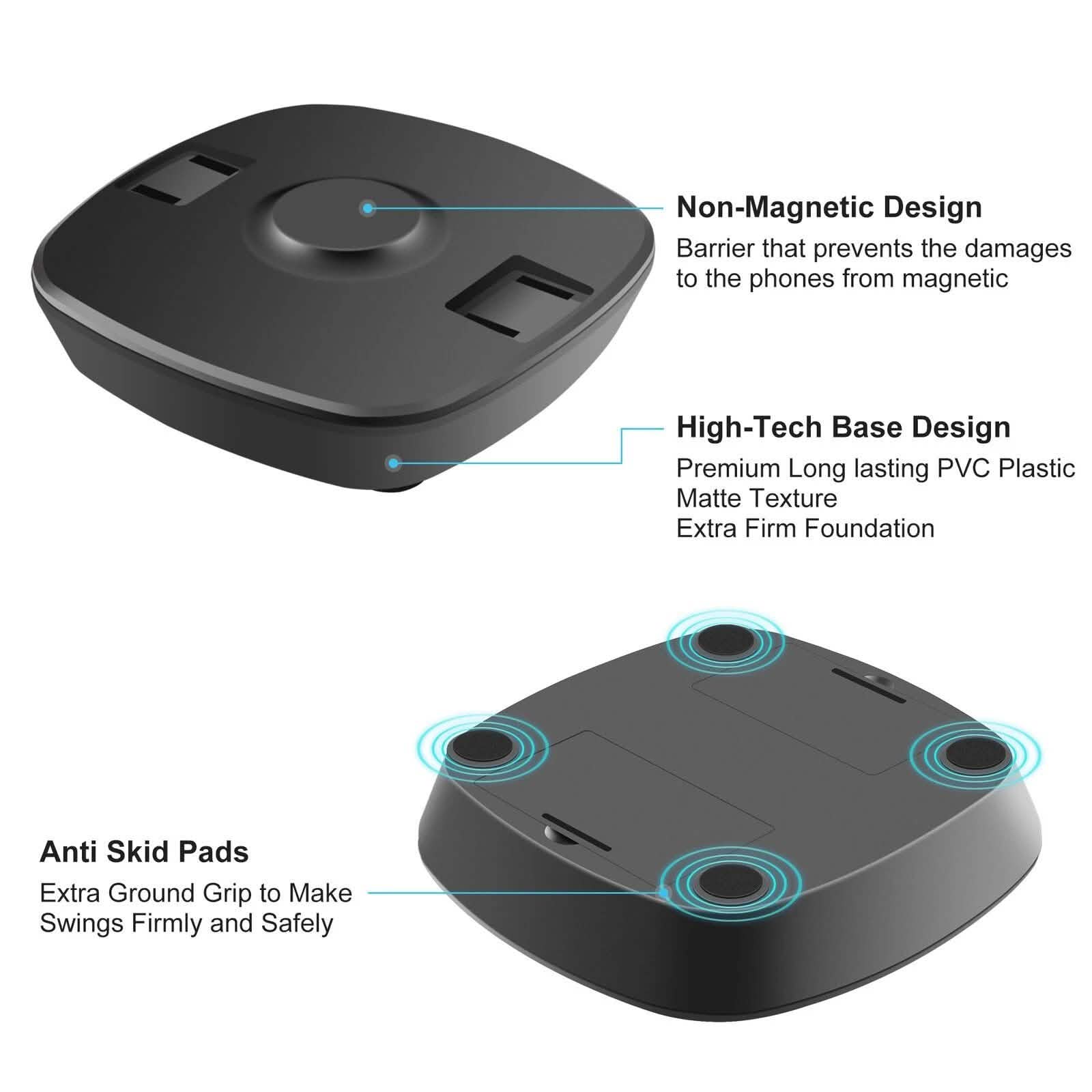 Phone Shaker Wiggle Holder for Pokemon Go Automatic Step Earning Swing Device Mobile Accessories - DailySale