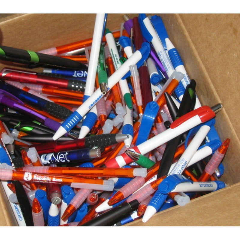 Plastic Retractable Ballpoint Ink Pens Misprint Art & Craft Supplies - DailySale
