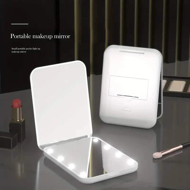 Pocket Mirror, 1X/3X Magnification LED Compact Travel Makeup Mirror Beauty & Personal Care - DailySale