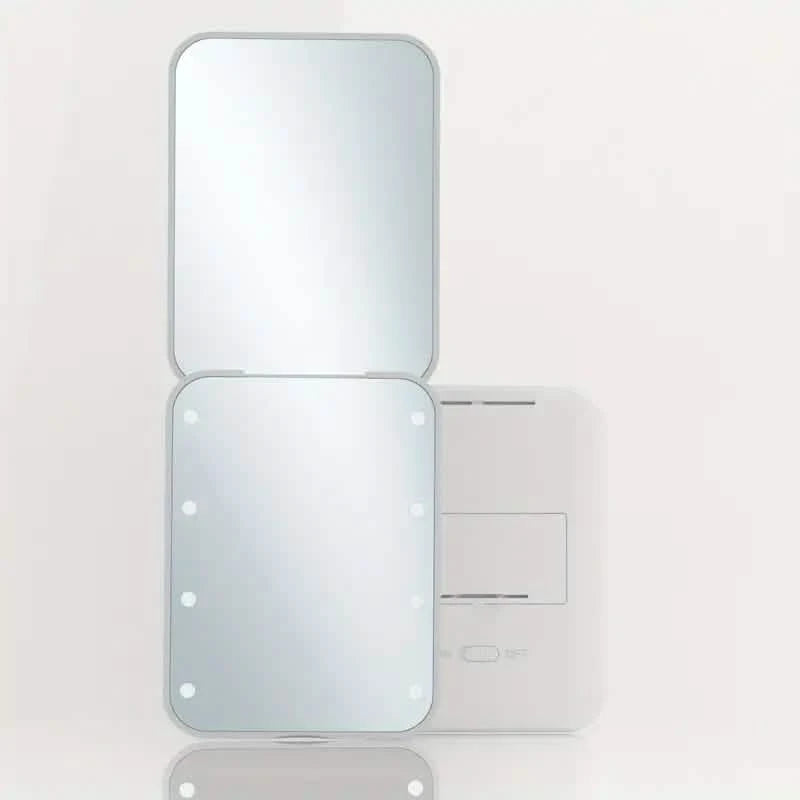 Pocket Mirror, 1X/3X Magnification LED Compact Travel Makeup Mirror Beauty & Personal Care White - DailySale