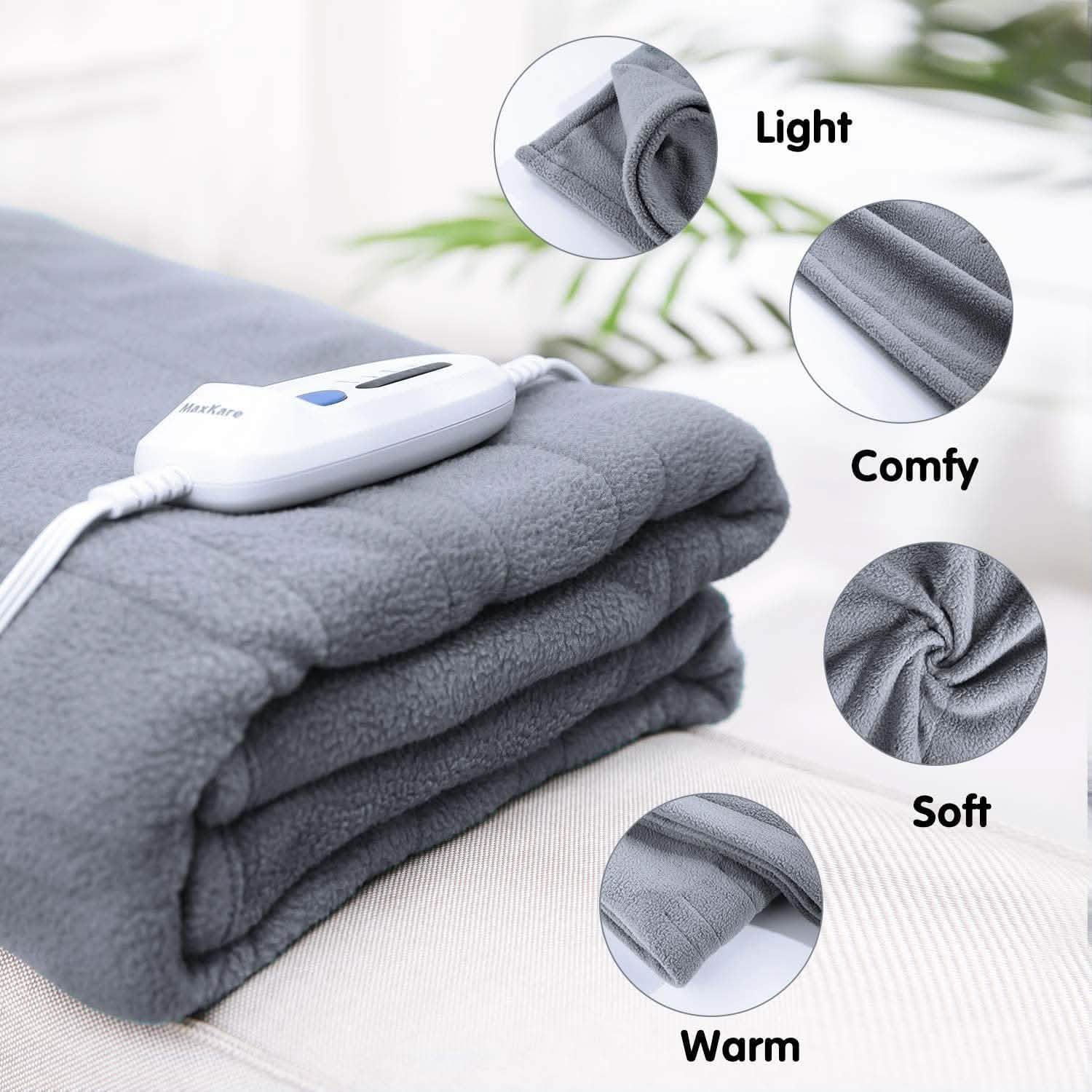 Polar Fleece Full Body Warming Premium Microfiber Sofa Blankets Bedding - DailySale