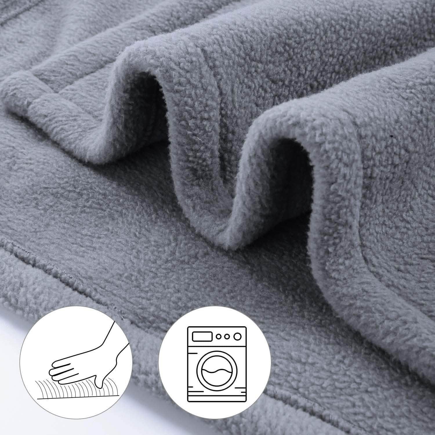 Polar Fleece Full Body Warming Premium Microfiber Sofa Blankets Bedding - DailySale