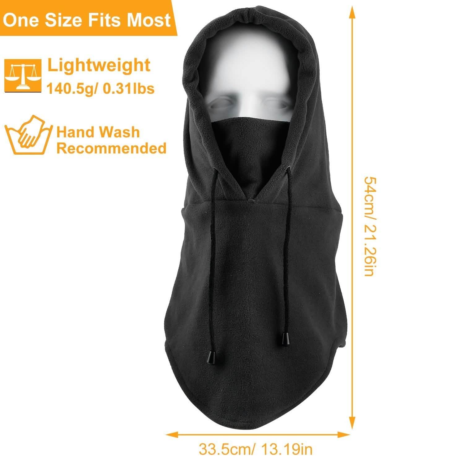 Polar Fleece Ski Mask Winter Thermal Balaclava Hat Women's Accessories - DailySale