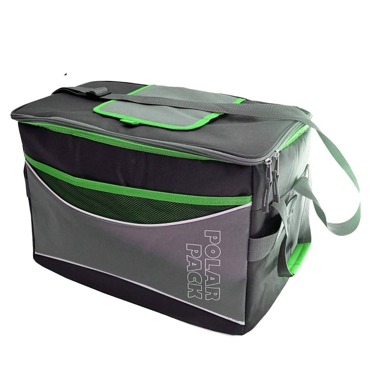 Polar Pack Extra Large 48 Can Insulated Collapsible Cooler Bag - Assorted Colors Sports & Outdoors Lime - DailySale
