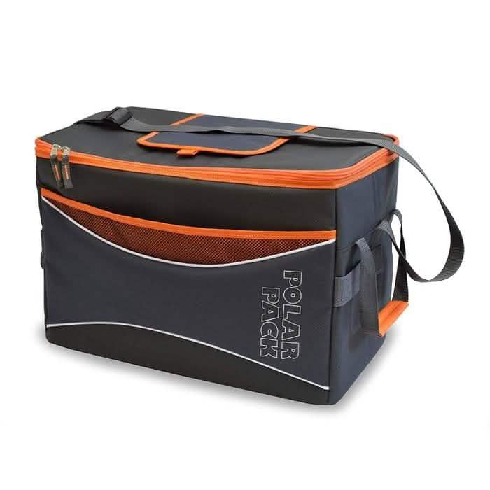 Polar Pack Extra Large 48 Can Insulated Collapsible Cooler Bag - Assorted Colors Sports & Outdoors Orange - DailySale