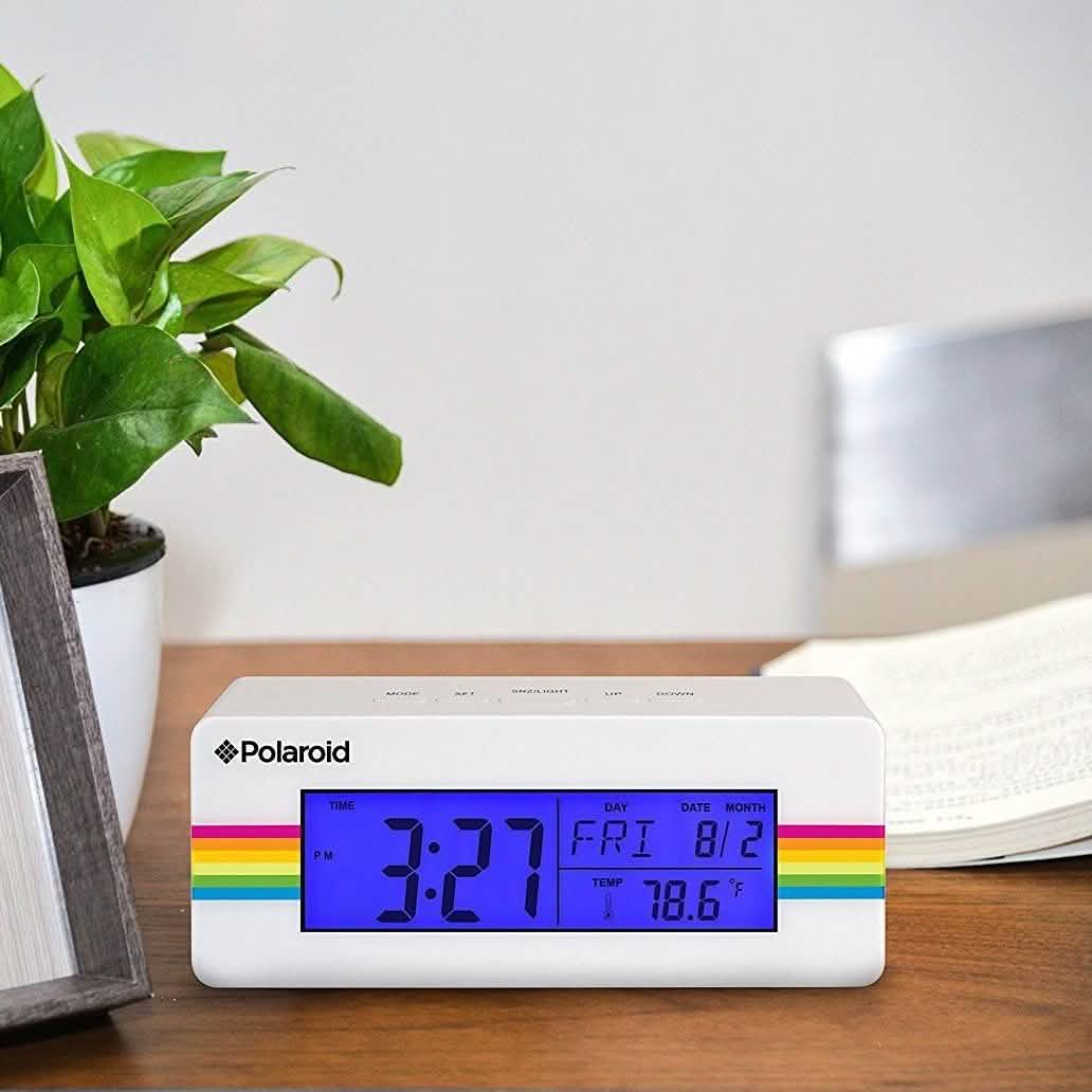 Polaroid Desktop Digital Clock Home Essentials - DailySale