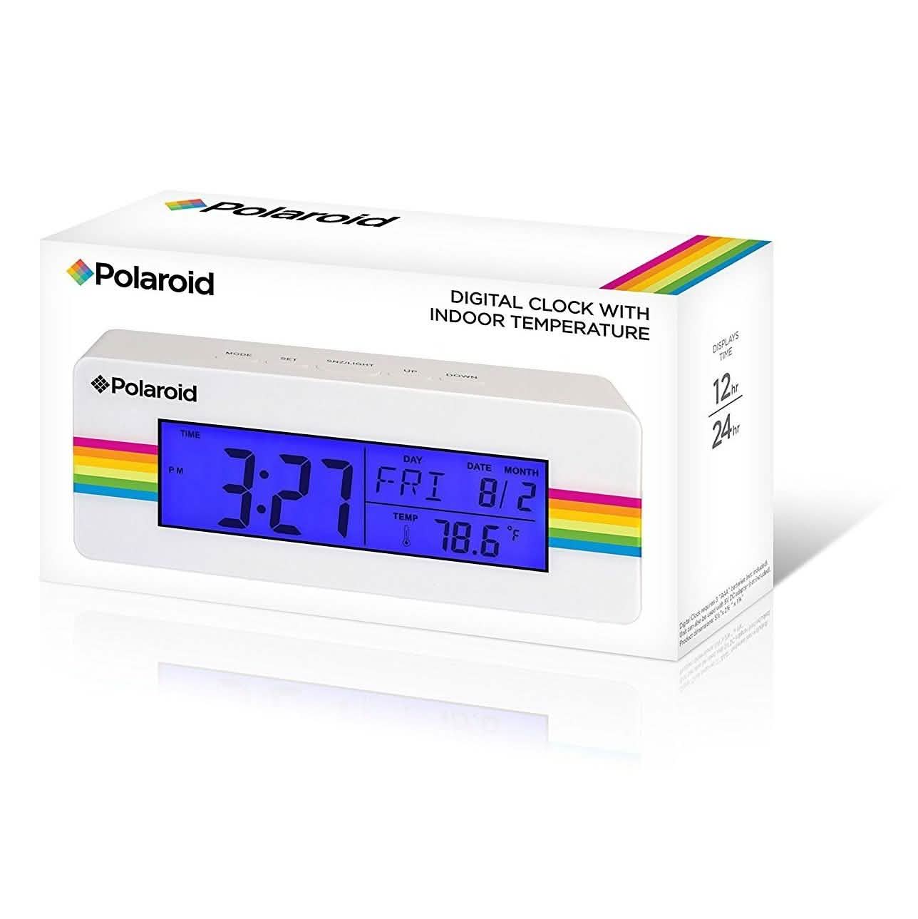 Polaroid Desktop Digital Clock Home Essentials - DailySale