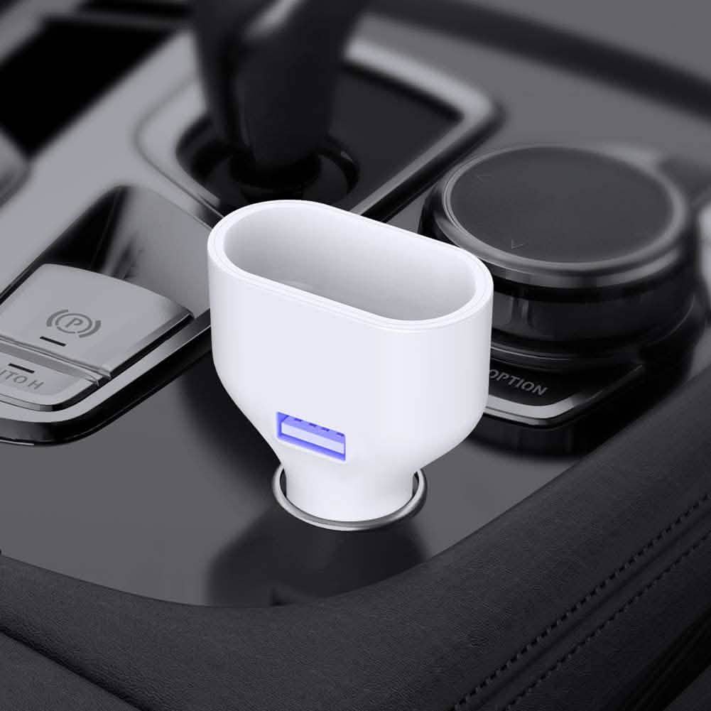 Poleet Car Charger With Charging Adapter for AirPods 1 and 2 Automotive - DailySale