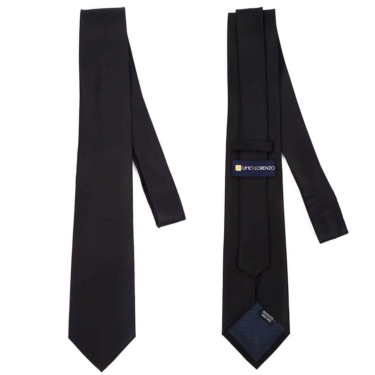 Poly Solid Satin Tie Men's Accessories - DailySale