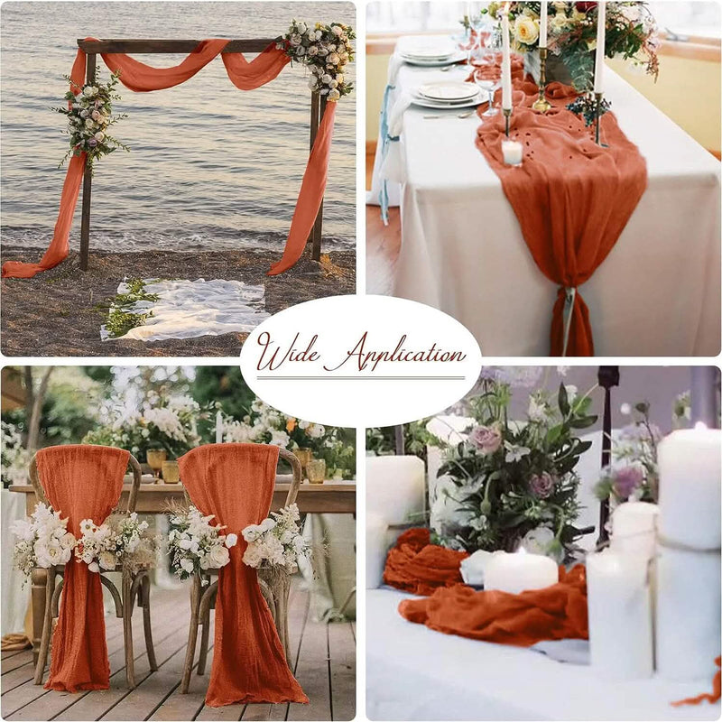 Polyester Crinkle Table Runner Holiday Decor & Apparel - DailySale