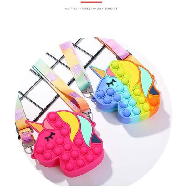 Pop Fidget Toys Shoulder Bag Bags & Travel - DailySale