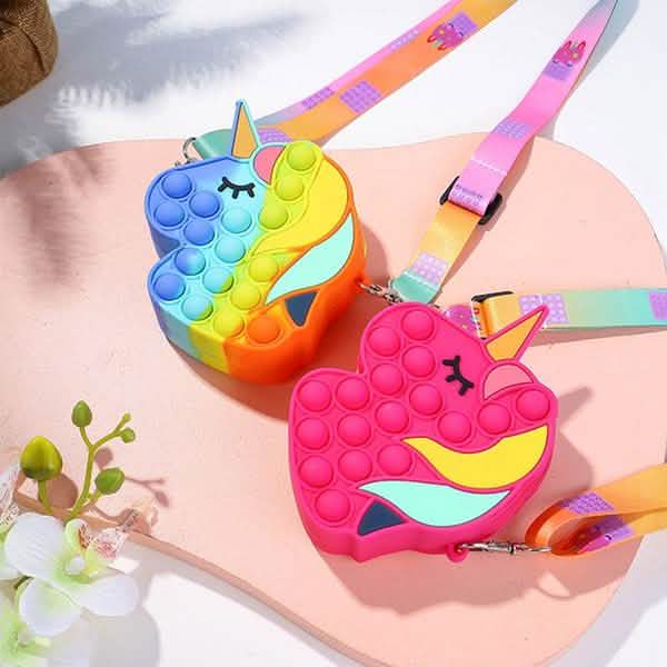 Pop Fidget Toys Shoulder Bag Bags & Travel - DailySale