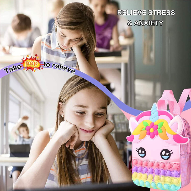 Pop Fidget Unicorn Backpack Bags & Travel - DailySale