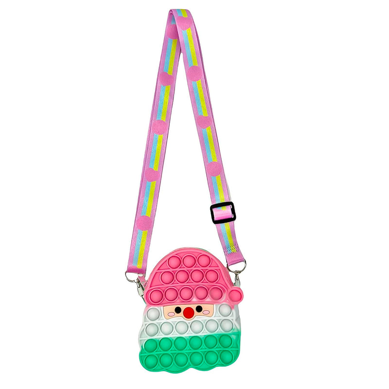Pop-it Bubble Fidget Handbag for Kids Toys & Games Santa - DailySale