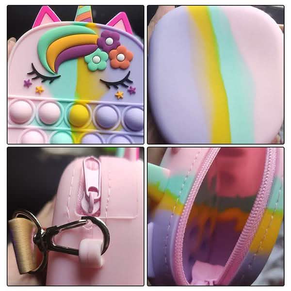 Pop Unicorn Purse Fidget Toys For Girls Bags & Travel - DailySale