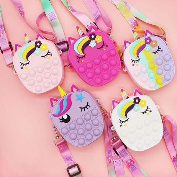 Pop Unicorn Purse Fidget Toys For Girls Bags & Travel - DailySale