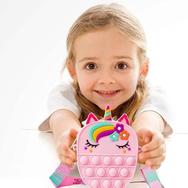 Pop Unicorn Purse Fidget Toys For Girls Bags & Travel - DailySale