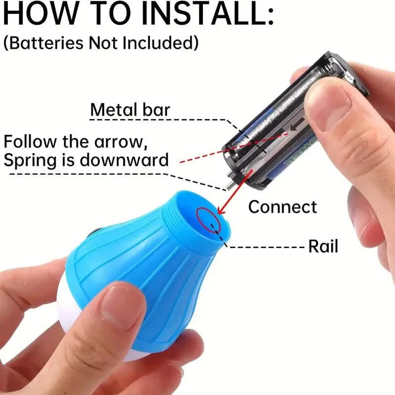 Portable 3LED Outdoor Hook Pendant Lights Outdoor Lighting - DailySale