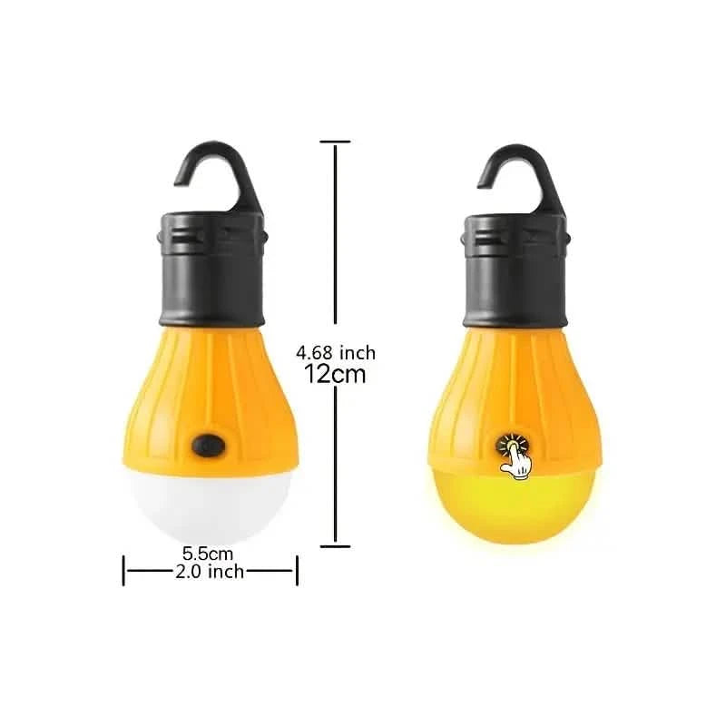 Portable 3LED Outdoor Hook Pendant Lights Outdoor Lighting - DailySale