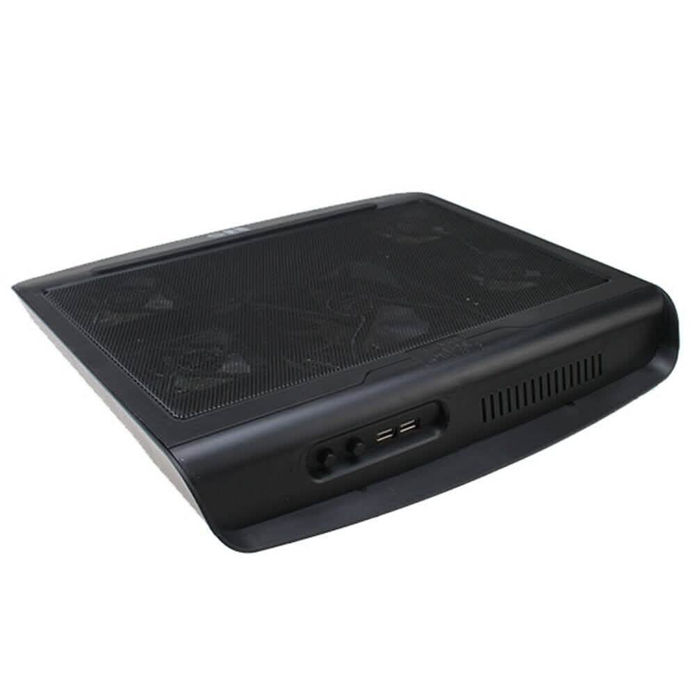 Portable 5 Fans Cooling Pad LED Light Radiator Computer Accessories - DailySale