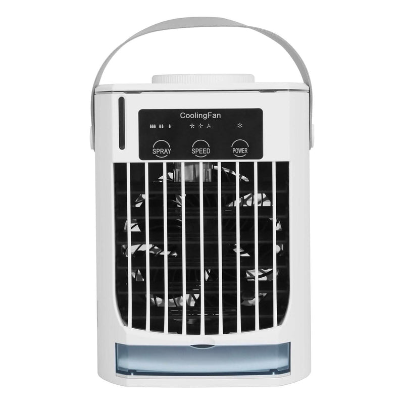 Portable Air Conditioner Fan Evaporative Humidifier 3 Speed Spray Household Appliances - DailySale