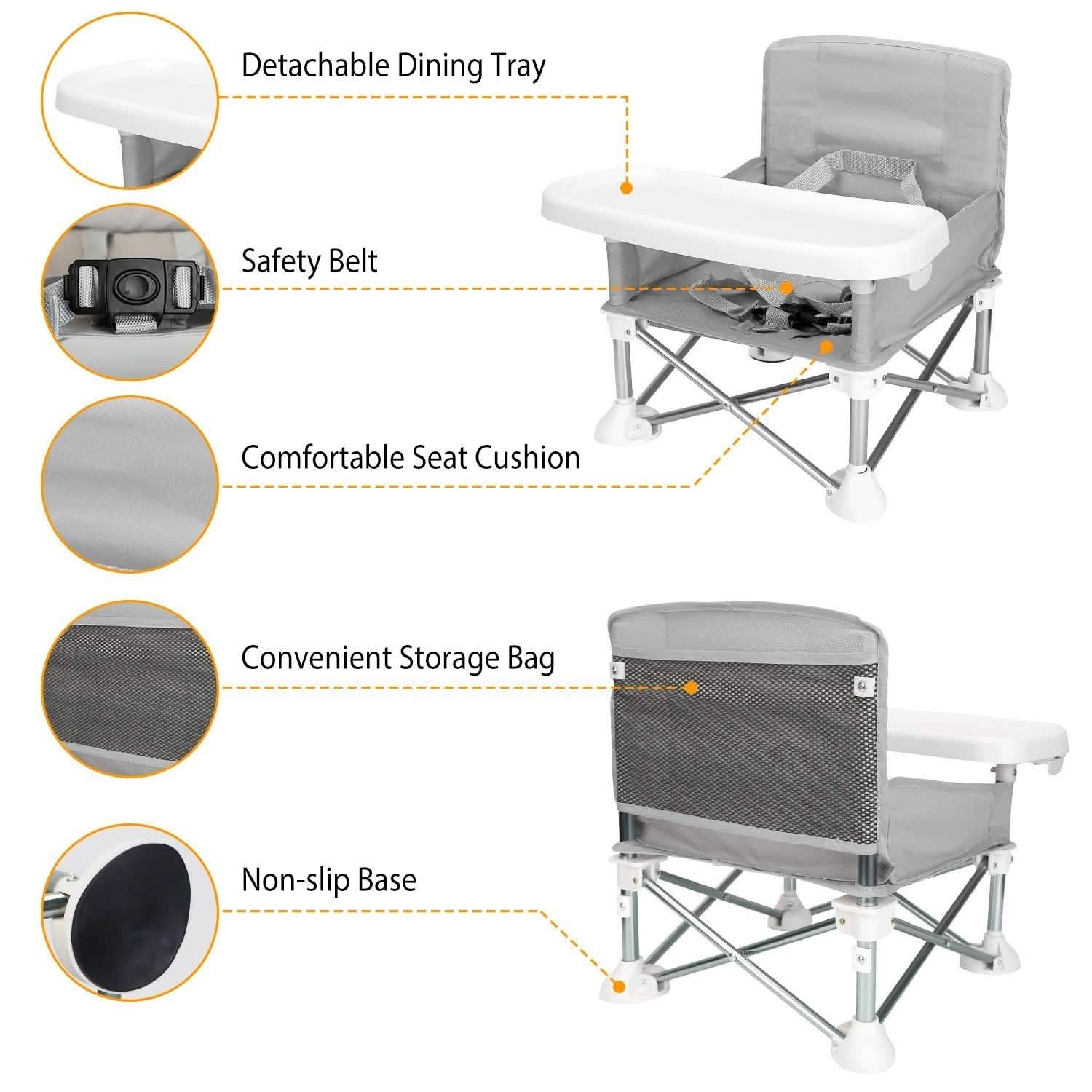 Portable Baby Travel Booster Seat Baby - DailySale